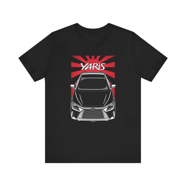 Toyota Yaris 2023-2024 T-shirt - JDM Shirt Black by Auto Art Apparel