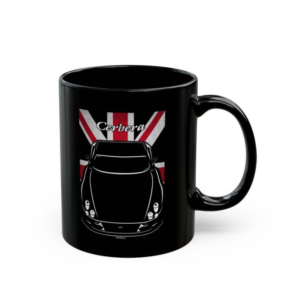TVR Cerbera Mug - UK Flag Coffee Mug 11 oz by Auto Art Apparel