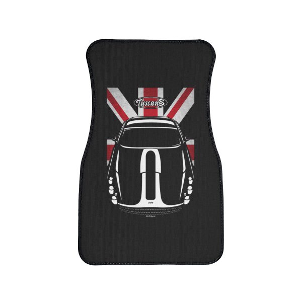 TVR Tuscan Speed Six Car Mat - UK Flag Floor Mats Front Carpet Floor Mats by Auto Art Apparel