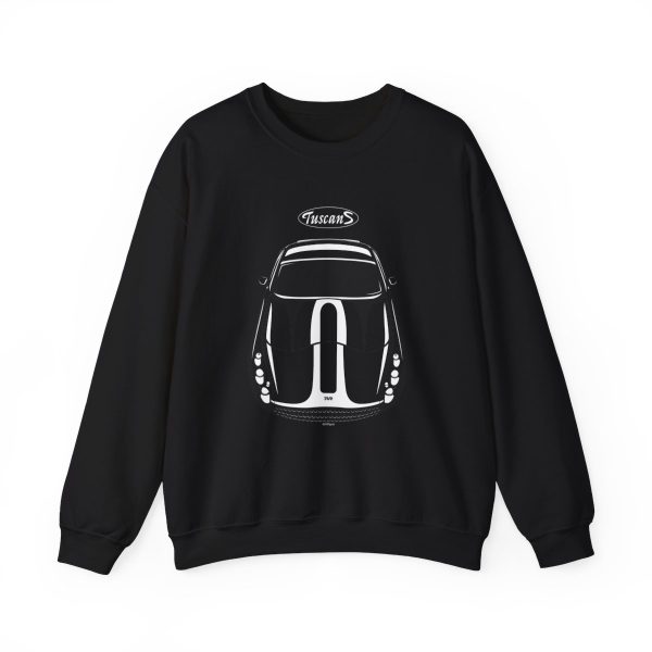 TVR Tuscan Speed Six Crewneck Sweatshirt Black by Auto Art Apparel