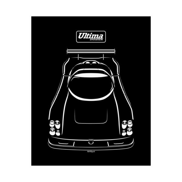 Ultima Evolution Coupe Poster 16 x 20 inch by Auto Art Apparel