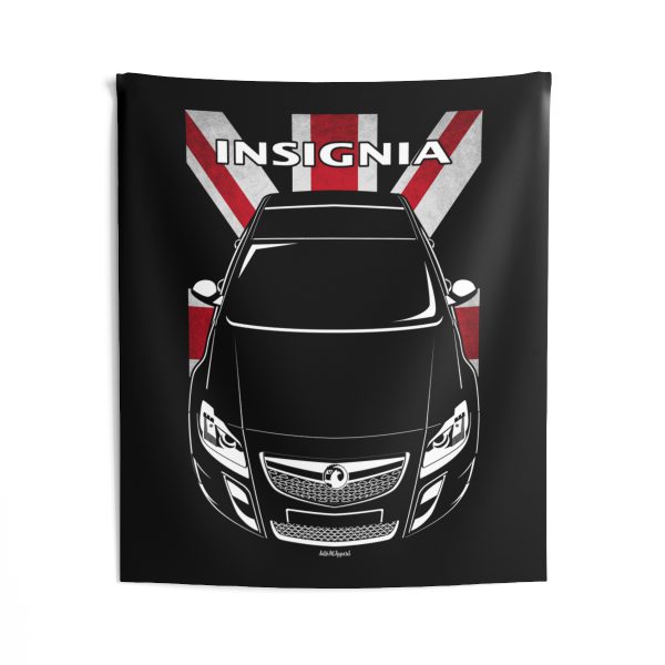 Vauxhall Insignia VXR MK1 Tapestry - UK Flag Wall Art 50 x 60 inch by Auto Art Apparel