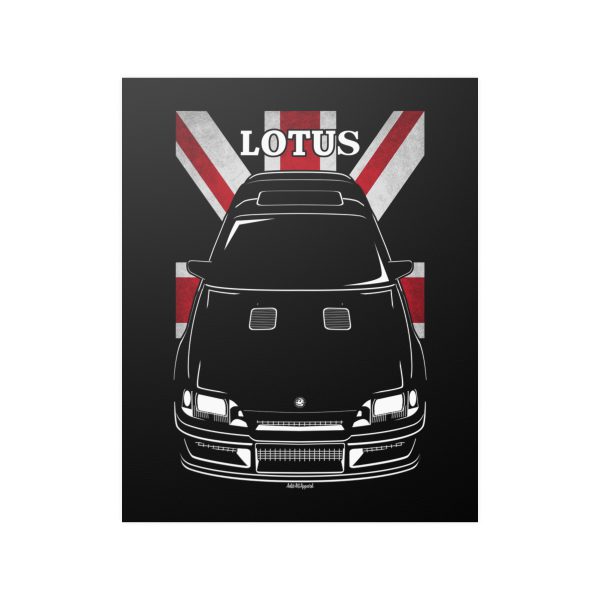 Vauxhall Lotus Carlton Poster - UK Flag Print 16 x 20 inch by Auto Art Apparel