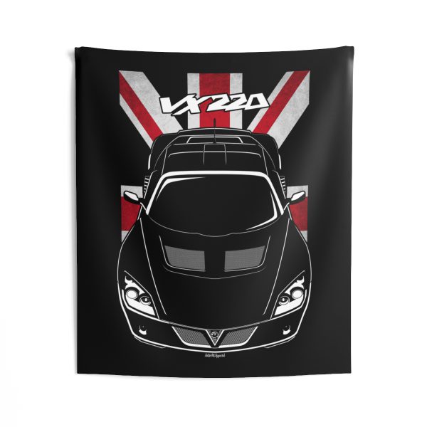 Vauxhall VX220 Turbo Tapestry - UK Flag Wall Art 50 x 60 inch by Auto Art Apparel