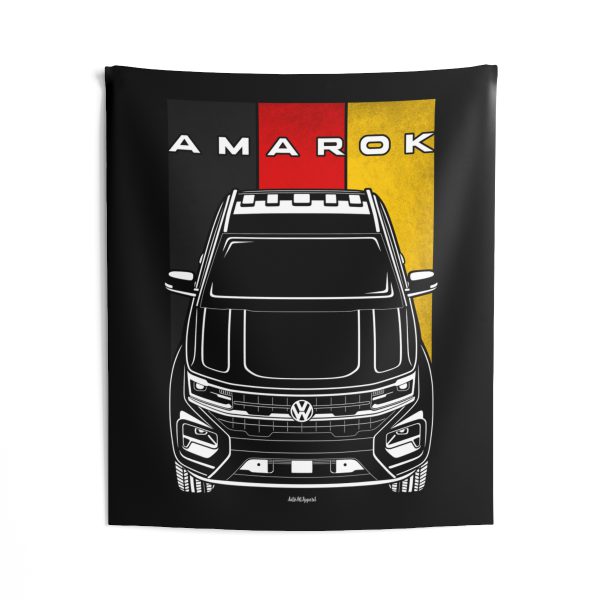 Volkswagen Amarok 2023-2024 Tapestry - Germany Flag Wall Art 50 x 60 inch by Auto Art Apparel