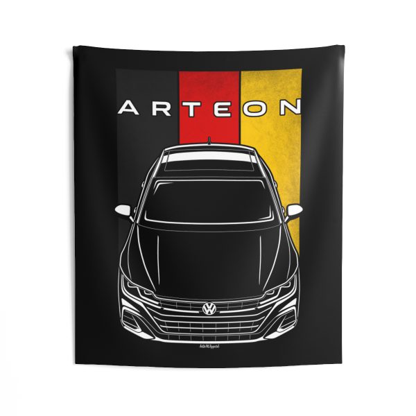 Volkswagen Arteon 2021-2024 Tapestry - Germany Flag Wall Art 50 x 60 inch by Auto Art Apparel