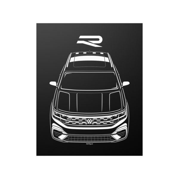 Volkswagen Atlas R line 2021-2023 Poster 16 x 20 inch by Auto Art Apparel