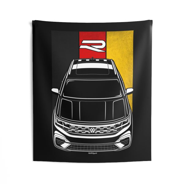 Volkswagen Atlas R line 2021-2023 Tapestry - Germany Flag Wall Art 50 x 60 inch by Auto Art Apparel