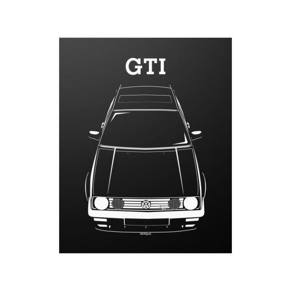 Volkswagen Golf GTI MK2 Poster 16 x 20 inch by Auto Art Apparel