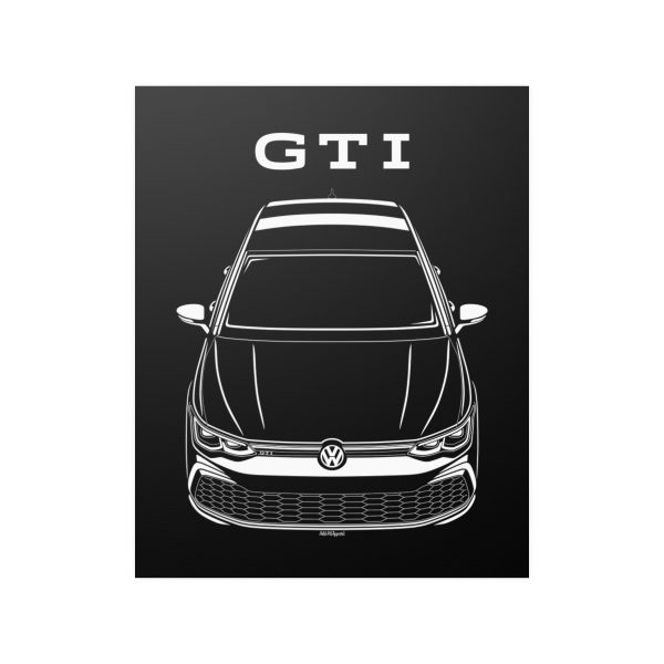 Volkswagen Golf GTI MK8 Poster 16 x 20 inch by Auto Art Apparel