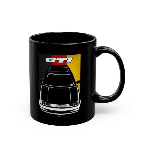 Volkswagen Golf GTI VR6 MK3 Mug - Germany Flag Coffee Mug 11 oz by Auto Art Apparel