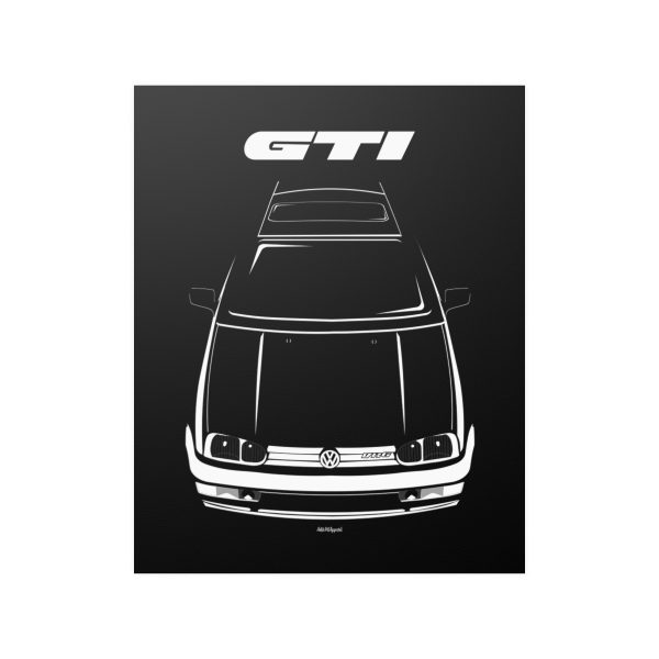 Volkswagen Golf GTI VR6 MK3 Poster 16 x 20 inch by Auto Art Apparel
