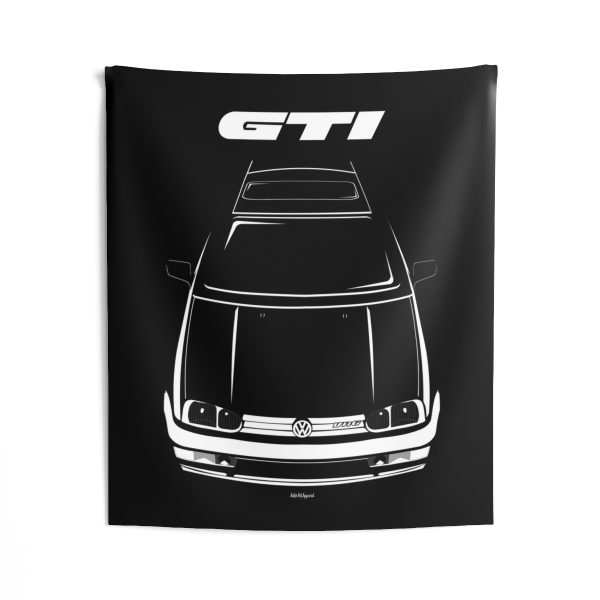 Volkswagen Golf GTI VR6 MK3 Tapestry 50 x 60 inch by Auto Art Apparel
