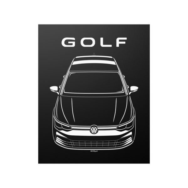 Volkswagen Golf LIFE MK8 Poster 16 x 20 inch by Auto Art Apparel