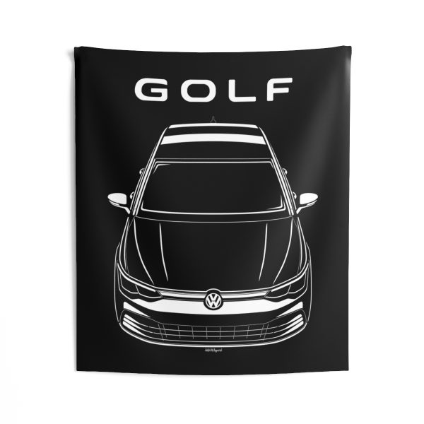 Volkswagen Golf LIFE MK8 Tapestry 50 x 60 inch by Auto Art Apparel