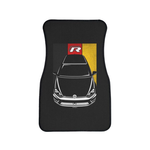 Volkswagen Golf R MK7 2015-2017 Car Mat - Germany Flag Floor Mats Front Carpet Floor Mats by Auto Art Apparel
