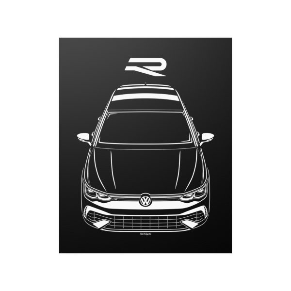 Volkswagen Golf R MK8 Poster 16 x 20 inch by Auto Art Apparel