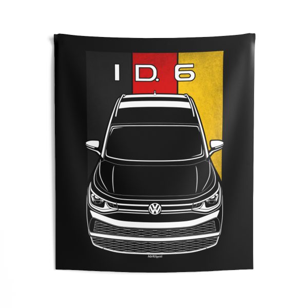 Volkswagen ID6 X Tapestry - Germany Flag Wall Art 50 x 60 inch by Auto Art Apparel