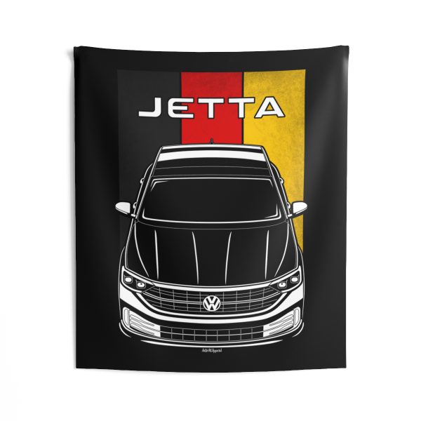 Volkswagen Jetta 2022-2024 A7 Tapestry - Germany Flag Wall Art 50 x 60 inch by Auto Art Apparel