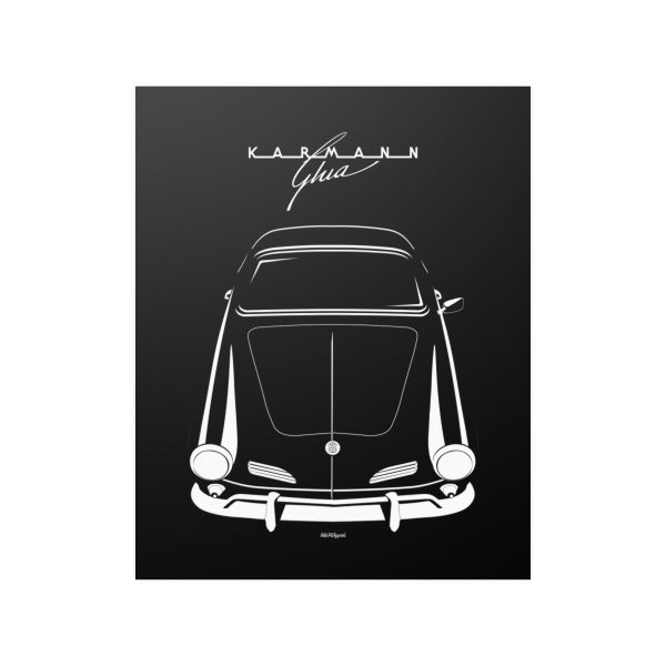 Volkswagen Karmann Ghia Poster 16 x 20 inch by Auto Art Apparel