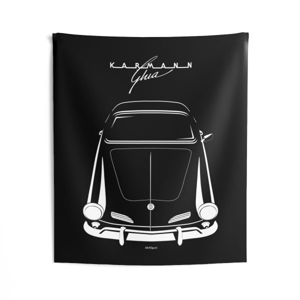 Volkswagen Karmann Ghia Tapestry 50 x 60 inch by Auto Art Apparel