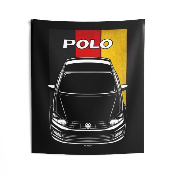 Volkswagen Polo MK6 2017-2020 Tapestry - Germany Flag Wall Art 50 x 60 inch by Auto Art Apparel