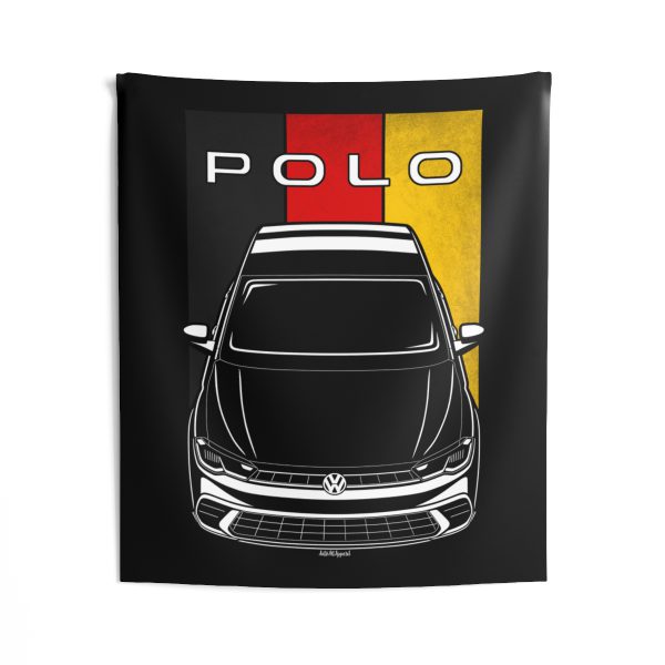 Volkswagen Polo MK6 Tapestry - Germany Flag Wall Art 50 x 60 inch by Auto Art Apparel