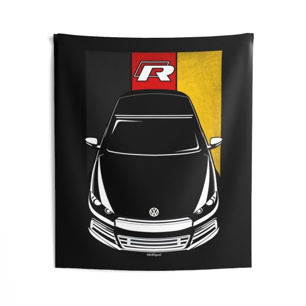 Volkswagen Scirocco R Tapestry - Germany Flag Wall Art 50 x 60 inch by Auto Art Apparel