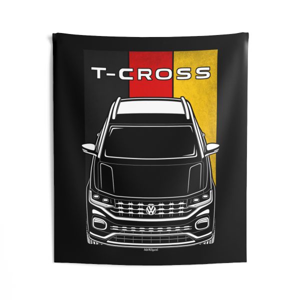 Volkswagen T Cross Tapestry - Germany Flag Wall Art 50 x 60 inch by Auto Art Apparel