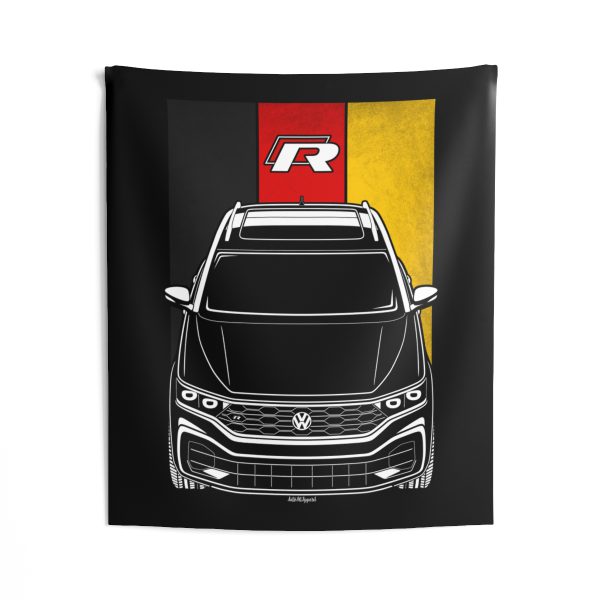 Volkswagen T Roc R Tapestry - Germany Flag Wall Art 50 x 60 inch by Auto Art Apparel