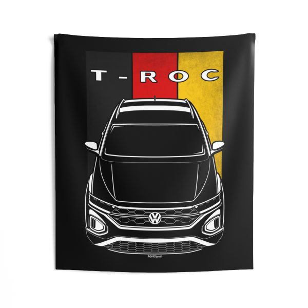 Volkswagen T Roc Tapestry - Germany Flag Wall Art 50 x 60 inch by Auto Art Apparel