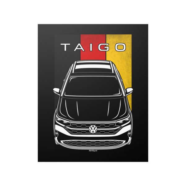 Volkswagen Taigo Poster - Germany Flag Print 16 x 20 inch by Auto Art Apparel