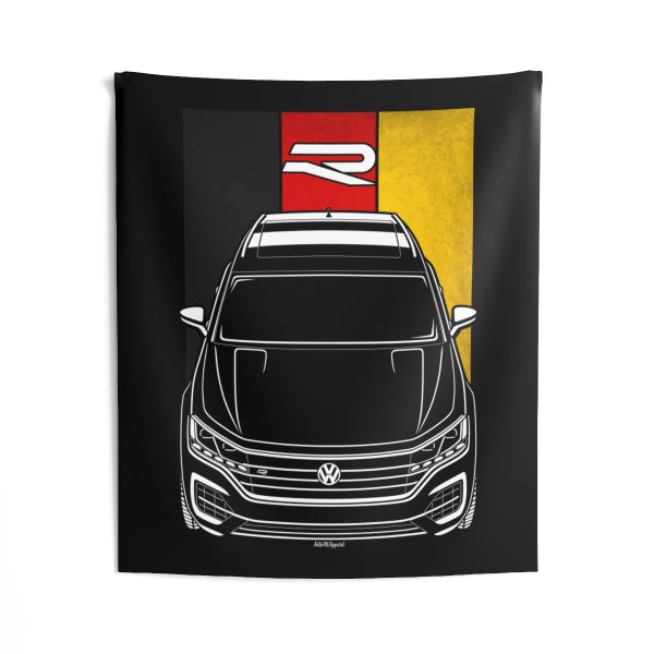 Volkswagen Touareg R 2021-2023 Tapestry - Germany Flag Wall Art 50 x 60 inch by Auto Art Apparel
