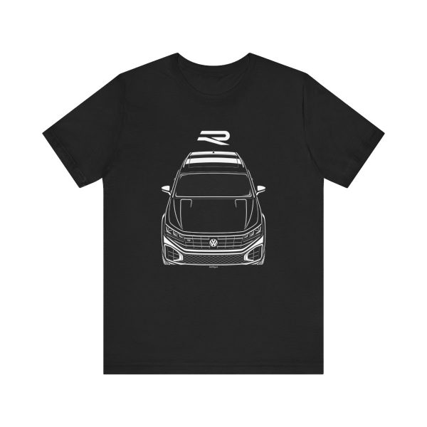Volkswagen Touareg R Line 2024 T-shirt Black by Auto Art Apparel