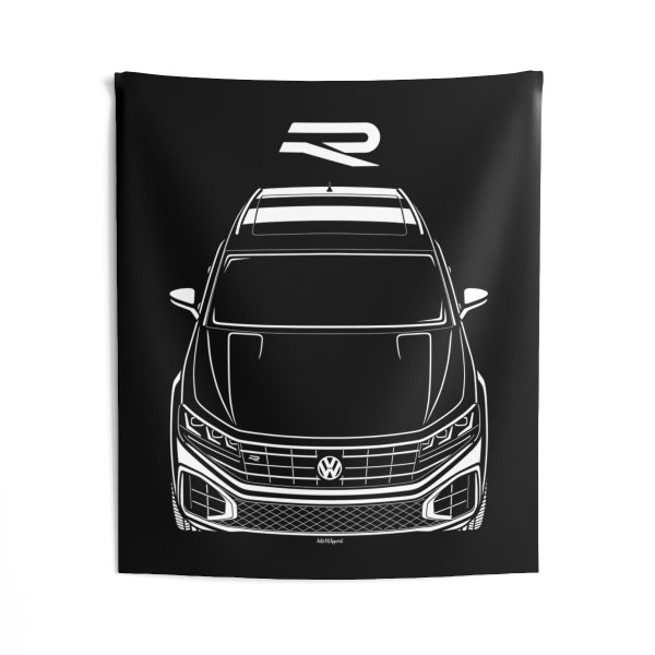 Volkswagen Touareg R Line 2024 Tapestry 50 x 60 inch by Auto Art Apparel