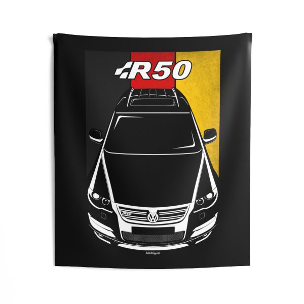 Volkswagen Touareg R50 2007-2010 Tapestry - Germany Flag Wall Art 50 x 60 inch by Auto Art Apparel