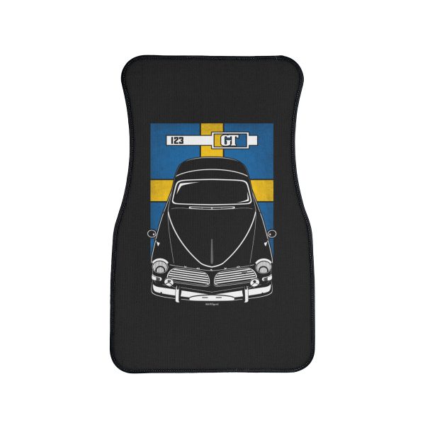 Volvo 123GT Car Mat - Sweden Flag Floor Mats Front Carpet Floor Mats by Auto Art Apparel