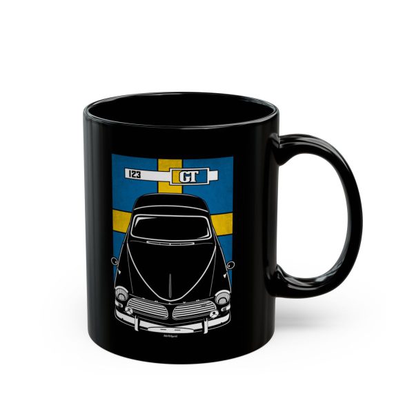 Volvo 123GT Mug - Sweden Flag Coffee Mug 11 oz by Auto Art Apparel