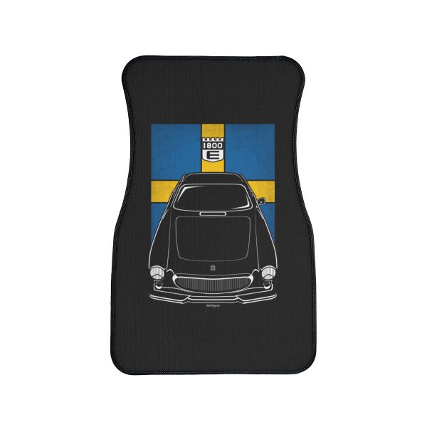 Volvo 1800E Car Mat - Sweden Flag Floor Mats Front Carpet Floor Mats by Auto Art Apparel