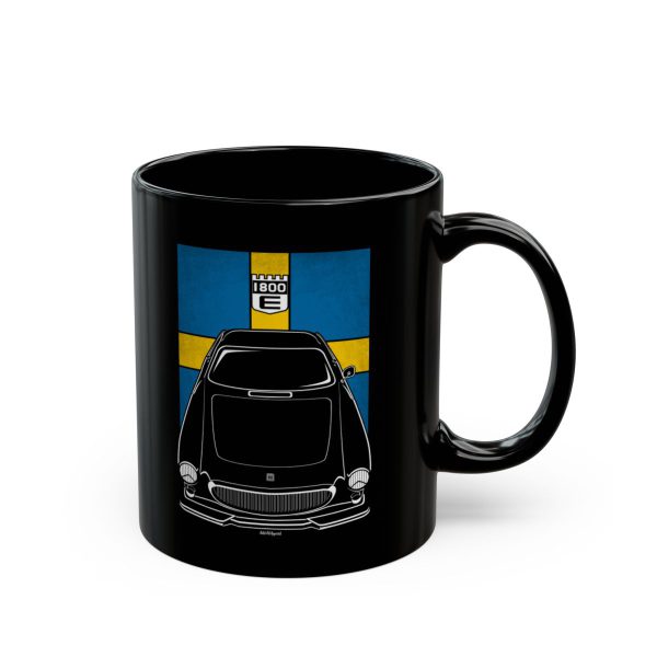Volvo 1800E Mug - Sweden Flag Coffee Mug 11 oz by Auto Art Apparel
