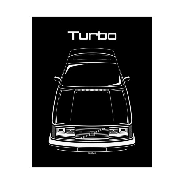 Volvo 242 Turbo Evolution Poster 16 x 20 inch by Auto Art Apparel