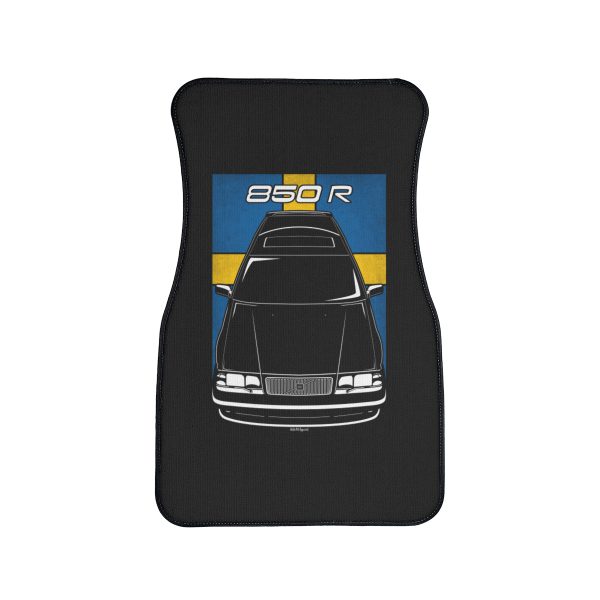 Volvo 850 R Car Mat - Sweden Flag Floor Mats Front Carpet Floor Mats by Auto Art Apparel