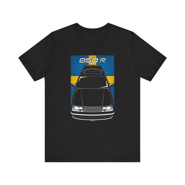 Volvo 850 R T-shirt - Sweden Flag Shirt by Auto Art Apparel