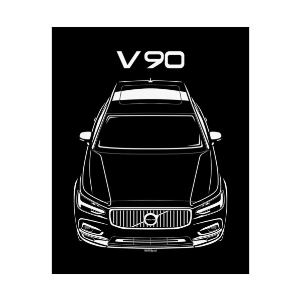 Volvo V90 2020-2024 Poster 16 x 20 inch by Auto Art Apparel