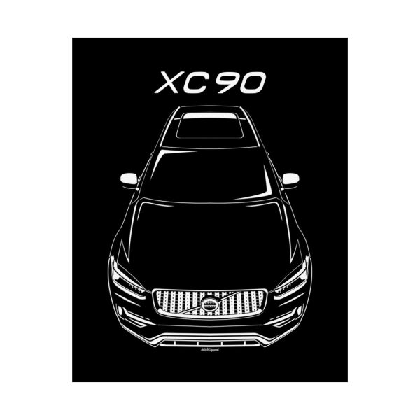 Volvo XC90 2016-2019 Poster 16 x 20 inch by Auto Art Apparel